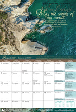 Load image into Gallery viewer, Calendar, Sept 2026 thru Dec 2027 -  Psalm 19 - Yih'yu l'ratzon - May the words of my mouth and the thoughts of my heart be acceptable in your presence, ADONAI, my Rock and my Redeemer