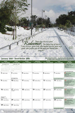 Load image into Gallery viewer, 2021 - 2022 My Redeemer Lives Calendar 16 Month Calendar, Sept. 2021 through Dec. 2022 - BUY FOR PHOTOGRAPHS W/SCRIPTURES TO FRAME!